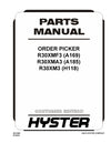 Hyster R30XMF3 (A169) Forklift Parts Manual PDF