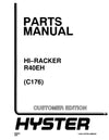 Hyster R40EH (C176) Forklift Parts Manual PDF Download