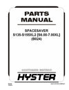 Hyster S135-S155XL2,S600-700XL (B024) Forklift Parts Manual PDF Download