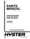 Hyster S2.00-3.00XL (A187) Forklift Parts Manual PDF
