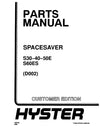 Hyster S30-60ES (D002) Forklift Parts Manual PDF Download