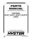 Hyster S4.0FT, S4.5FT, S5.5FT, S5.5FTS (G004E) Europe Forklift Parts Manual PDF Download