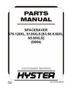 Hyster S70-120XL, S120XLS [S3.50-5.50XL, S5.50XLS] (D004) Forklift Parts Manual PDF Download