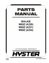 Hyster W60Z (A231) Forklift Parts Manual PDF