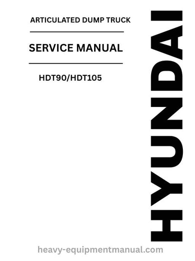 Hyundai HDT90/HDT105 Articulated Dump Truck PDF Service Manual - Download