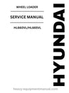 Hyundai HL660VL/HL665VL Wheel Loader PDF Service Manual - Download