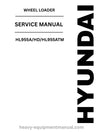 Hyundai HL955A/HD/HL955ATM Wheel Loader PDF Service Manual - Download