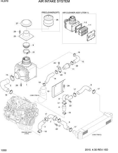 DOWNLOAD HYUNDAI HL970 WHEEL LOADER PARTS MANUAL