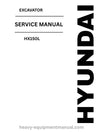 Hyundai HX150L Excavator PDF Service Manual - Download