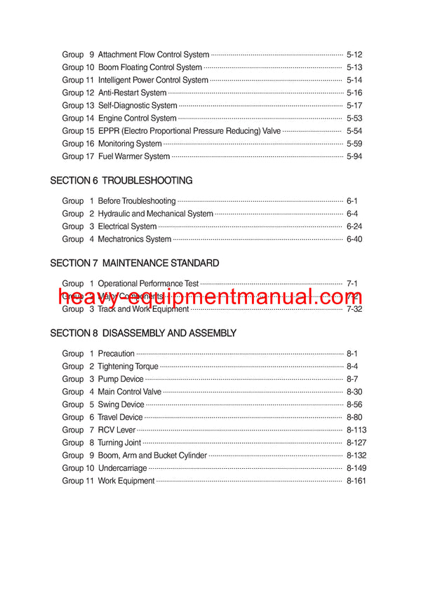 Hyundai HX300 L Crawler Excavator Service Repair Manual