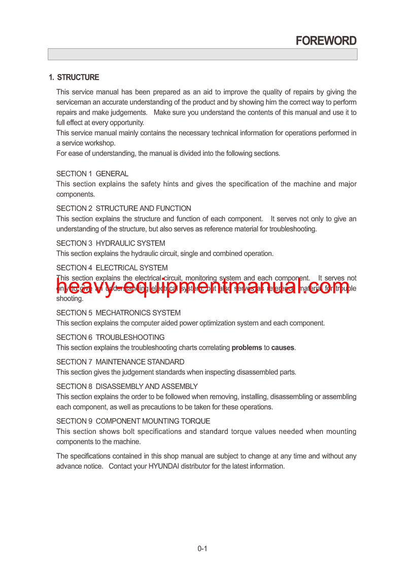 DOWNLOAD Hyundai R140LC-7 Crawler Excavator Service Repair Manual