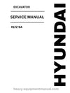 Hyundai R17Z-9A Excavator PDF Service Manual - Download