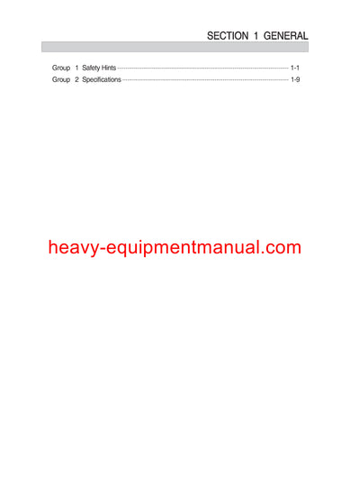  Hyundai R180w 9a Wheeled Excavator Service Repair Manual