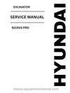 Hyundai R215VS PRO Excavator PDF Service Manual - Download