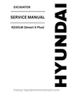 Hyundai R230LM (Smart X Plus) Excavator PDF Service Manual - Download