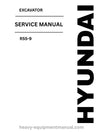 Hyundai R55-9 Excavator PDF Service Manual - Download