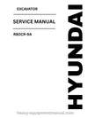 Hyundai R80CR-9A Excavator PDF Service Manual - Download