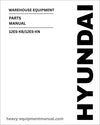 Hyundai 12ES-XB/12ES-XN Warehouse Equipment Parts Manual Download