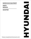 Hyundai 35/40PSW Warehouse Equipment Parts Manual Download