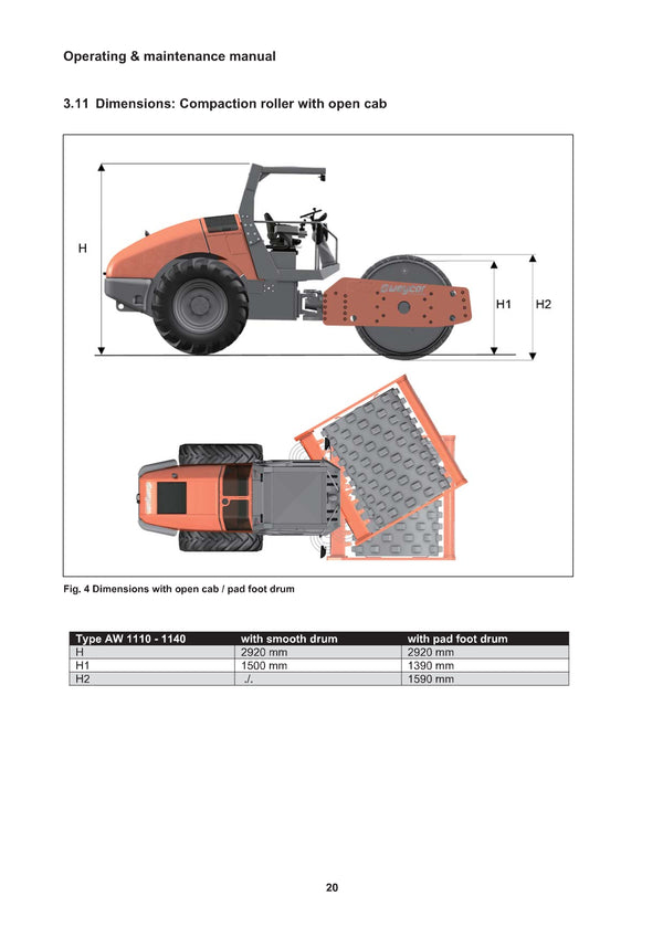Hyundai HR25/30T-9 Road Roller PDF Service Manual - Download