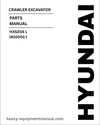 Hyundai HX520A L (#10001-) Crawler Excavator Parts Manual Download