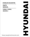  Hyundai HX85A / HX90A (#10001-) Crawler Excavator Parts Manual Download