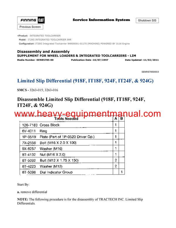 DOWNLOAD CATERPILLAR IT28G INTEGRATED TOOLCARRIER SERVICE REPAIR MANUAL 9AR