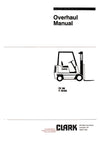 Clark IT 30 40B (OH-366) Forklift Overhaul Manual - PDF Download