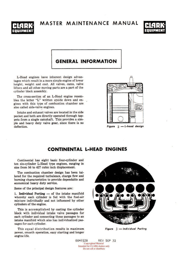 Clark IT 30 40B (OH-366) Forklift Overhaul Manual - PDF Download