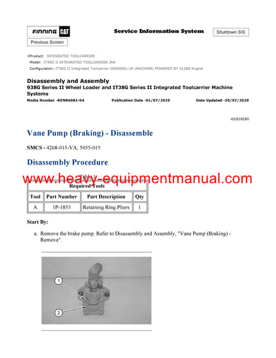 DOWNLOAD CATERPILLAR IT38G II INTEGRATED TOOLCARRIER SERVICE REPAIR MANUAL JAN