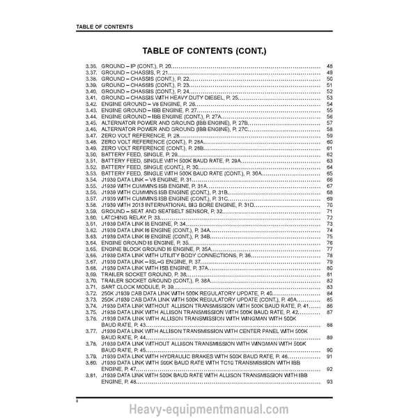 International DuraStar® - 4100, 4300, 4400 Elelctrical Diagram Manual PDF