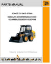 JCB ROBOT 170 SKID STEER PARTS MANUAL
