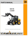 JCB 516-40 Loadall Parts Manual PDF