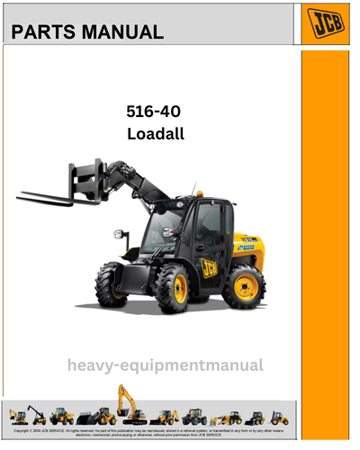 JCB 516-40 Loadall Parts Manual PDF