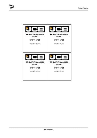 JCB 6TFT, 6TST Dumper Service Repair Manual 