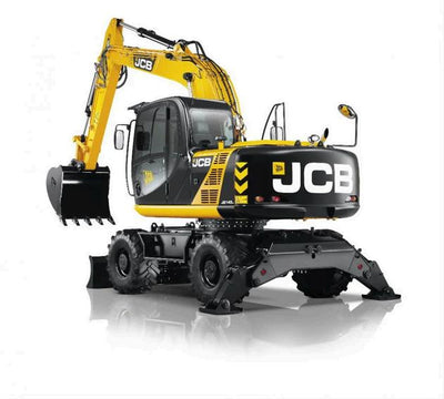 JCB JS145W, JS160W, JS20MH Wheeled Excavator Service Repair Manual