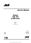 JLG 266, 307 & 266 LoPro Telehandler Service Manual - PDF Download