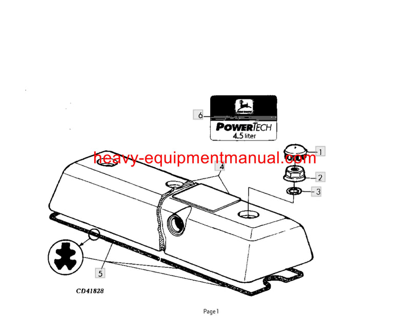  John Deere 3200 3400 Telescopic Handler PDF Parts Download Manual - PC4295