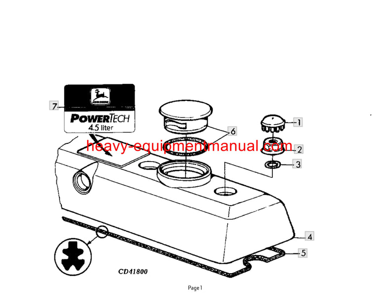 John Deere 3200 3400 Telescopic Handler PDF Parts Download Manual - PC4295