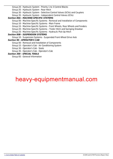 Download John Deere 6150M 6170M 2WD or MFWD Tractor Service Repair Technical Manual TM405919 Download John Deere 6150M 6170M 2WD or MFWD Tractor Service Repair Technical Manual TM405919