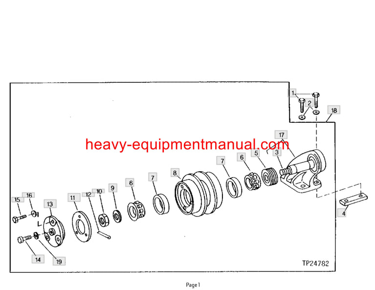 Download John Deere 750B Crawler Bulldozer Parts Manual PC2041
