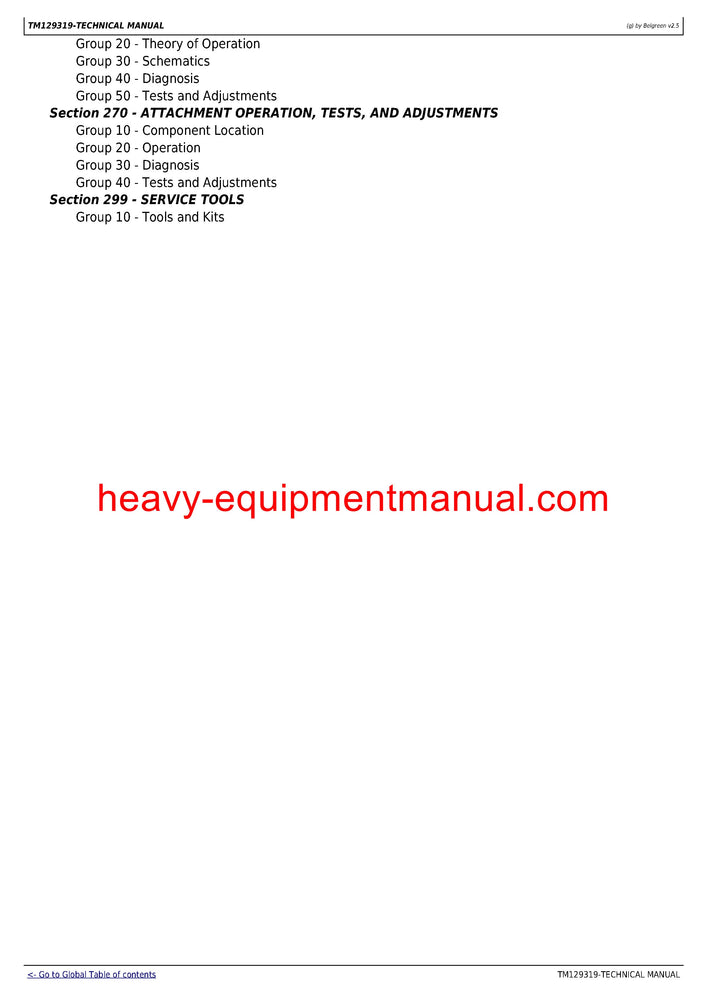John Deere X950R Riding Lawn Tractor Technical Service Repair Manual TM129319
