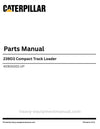 Caterpillar 239D3 Compact Track Loader Parts Manual (KE900001-UP) PDF Download