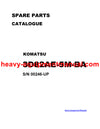 DOWNLOAD KOMATSU 3D82AE-5M-BA (JPN) ENGINE PARTS MANUAL SN 00246-UP