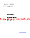 DOWNLOAD KOMATSU D65EX-17 (JPN) Bulldozer Parts Manual SN 1001-UP
