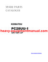DOWNLOAD KOMATSU PC28UU-1 (JPN) HYDRAULIC EXCAVATOR PARTS MANUAL 1001-UP