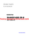DOWNLOAD KOMATSU SAA6D140E-3E-8 (US) ENGINE PARTS MANUAL SN 110003-UP