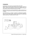 Kawasaki 70 Ziv-2 Wheel Loader Operation & Maintenance Manual