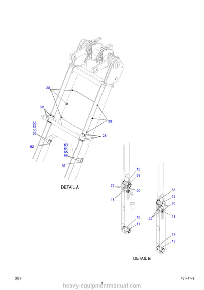 Kobelco CK1200G-2 Crane Parts Manual - PDF Download