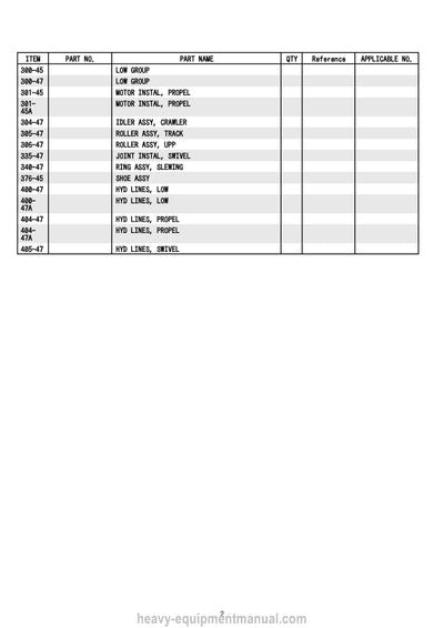 Kobelco CK90UR-3 Crane Parts Manual - PDF Download